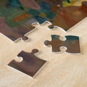 印象派のオリーブ林の風景 ジグソーパズル (側面)