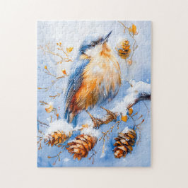 印象派のスタイルのユーラシアヌサッチ絵を描 ジグソーパズル