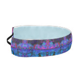 印象派のダークブルーとレッドガーデンの風景 アスレチックヘッドバンド (左)