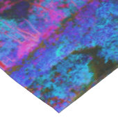 印象派のダークブルーとレッドガーデンの風景 テーブルクロス (アングル)