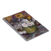 印象派のフローラスチルライフ – ヴィンセント・ヴァン・ゴッホ ノートブック (右側)