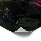 印象派のフローラ園の優雅な女性 ポスター (角)