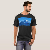 印象派のレーニア山とレンズ雲 Tシャツ (正面フル)