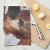 印象派のロングロ色彩の鮮やかーム キッチンタオル (四つ折り)