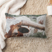 印象派のロングロ色彩の鮮やかーム ランバークッション (ブランケット)