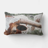 印象派のロングロ色彩の鮮やかーム ランバークッション (正面)