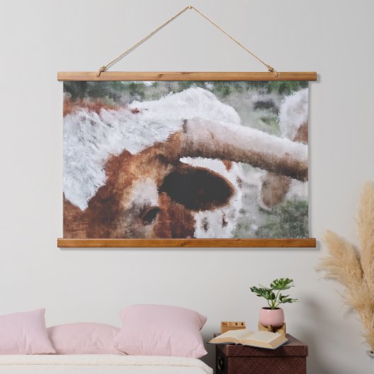 印象派のロングロ色彩の鮮やかーム 吊り下げ型タペストリー (寝室)