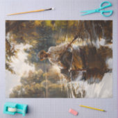 印象派の切り離し絵画に携わる人 薄葉紙 (クラフト)
