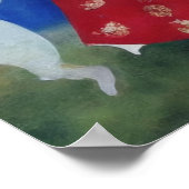 印象派の古代中国の剣舞 ポスター (角)