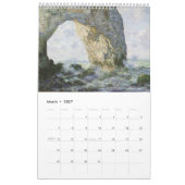 印象派の名画 カレンダー (3月 2027)