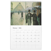 印象派の名画 カレンダー (2月 2026)