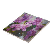 印象派の春の花 - 咲くライラック タイル (側面)