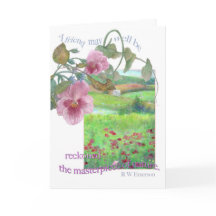 印象派の景色の友情の挨拶