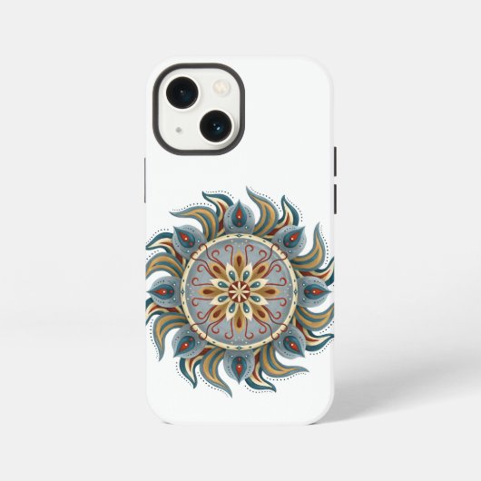 印象派の曼荼羅 iPhoneケース (裏面)