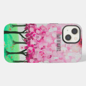 印象派の桜 iPhoneケース (裏面横)
