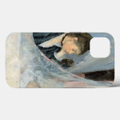 . .印象派の母が子どもの眠りを見る Case-Mate iPhoneケース (裏面 (横))