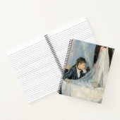 印象派の母親が子どもの眠りを見る ノートブック (内部)