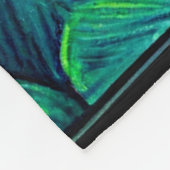 印象派の水仙 フリースブランケット (角)