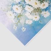 印象派の水彩デイジーを花瓶に 薄葉紙 (詳細)