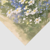 印象派の海岸の花 デコパージュ 薄葉紙 (詳細)