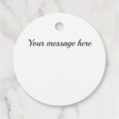 印象派の白鳥 フェイバータグ (裏面)
