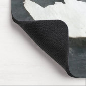 印象派の白鳥 マウスパッド (コーナー)