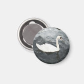 印象派の白鳥 マグネット (正面/裏面)