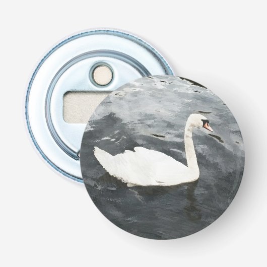 印象派の白鳥 栓抜き (正面)