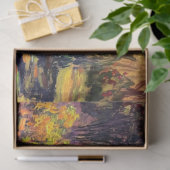 印象派の秋の庭絵を描園のデコペ 薄葉紙 (ギフト)