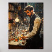 印象派の科学者 ヴィンテージラボ ポスター (正面)