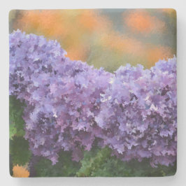 印象派の紫陽花 ストーンコースター