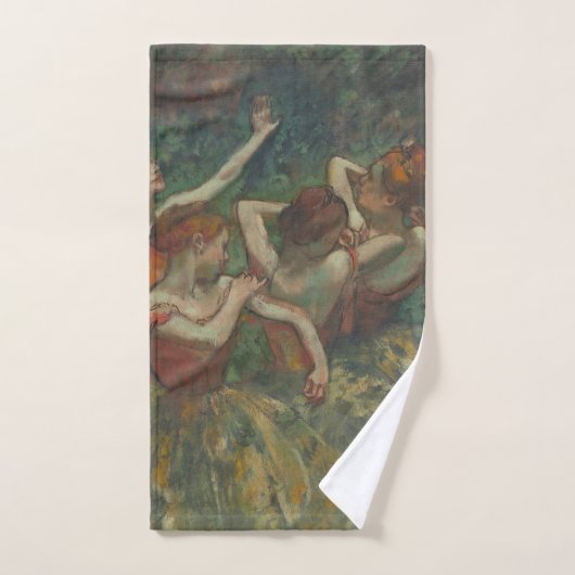 印象派の絵画、四人のダンサー、エドガー・ドガ ハンドタオル (ハンドタオル)