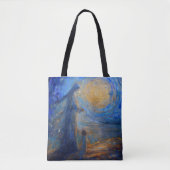 印象派の聖母マリアとベビーイエス トートバッグ (正面)