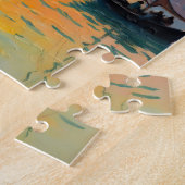 印象派の芸術:サンライズでサン・ジョルジョ・マッジョーレ ジグソーパズル (側面)