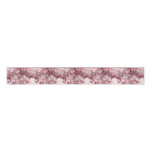 印象派の薄紫色の野の花畑 グログランリボン (正面)