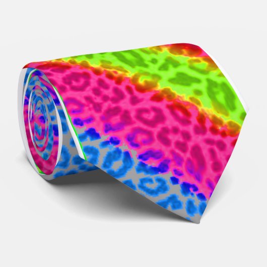 印象派の虹のタイ#10 ネクタイ (ロール)