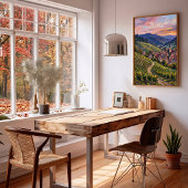 印象派の黒い森のキャンバスアート 夏 ポスター