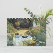 印象派アートアフターロンティーパーティーブライダルシャワー 招待状 (スタンド正面)