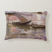 印象派アート、ジョン・シンガー・サージェントによるゴンドラ アクセントクッション (裏面)