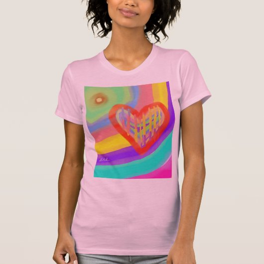 印象派アート ラブ Tシャツ (正面)