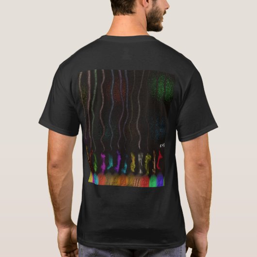 印象派アートTシャツ Tシャツ (裏面)