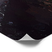 印象派インスパイアの叫び ポスター (角)