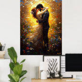 印象派インスパイアキス ポスター (ホームオフィス)