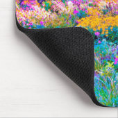 印象派カラフル庭園風景花 マウスパッド (コーナー)