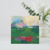 印象派カラフル芸術ありがとう サンキューカード (スタンド正面)