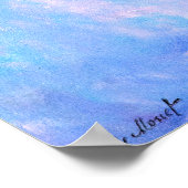 印象派クロード・モネの藤 ポスター (角)