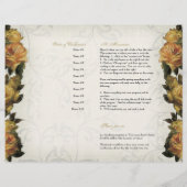 印象派コーラルイエローローズ2メモリアル (裏面)