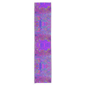 印象派サイケデリックの紫色の風景 ショートテーブルランナー (正面)