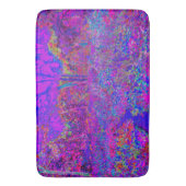 印象派サイケデリックの紫色の風景 バスマット (正面縦)