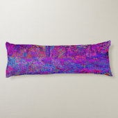 印象派サイケデリックの紫色の風景 ボディピロー (裏面)